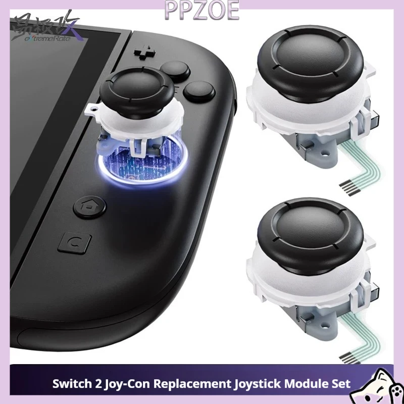 eXtremeRate Replacement 3D Joystick Module For Nintendo Switch 2 JoyCon, Anti-Drift Smooth Control DIY Mod Gamepad Accessories