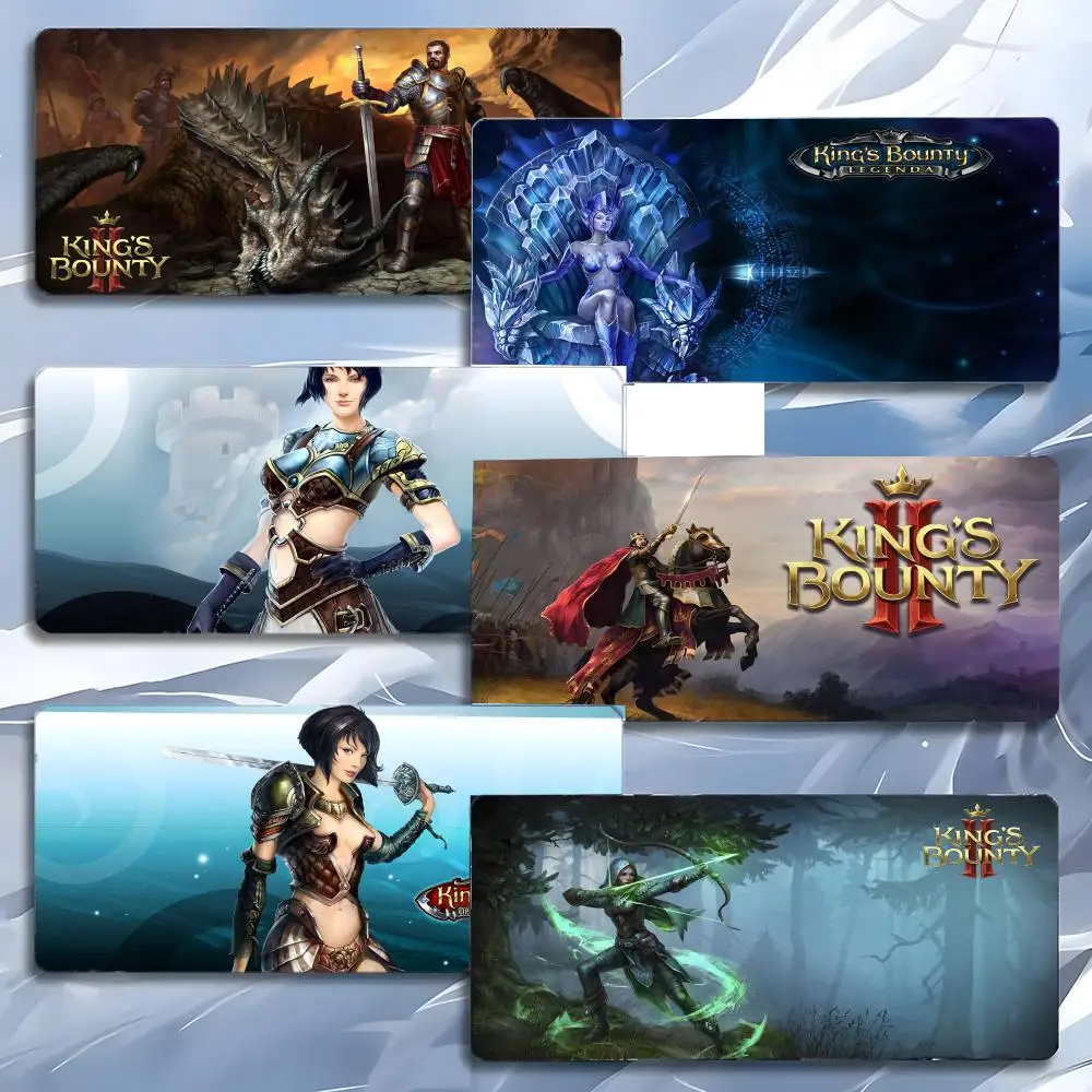 

K-Kings Bounty Game Strategy Mouse Pad Mousepad Large Gaming LockEdge Thickened PC Table Desk Mat