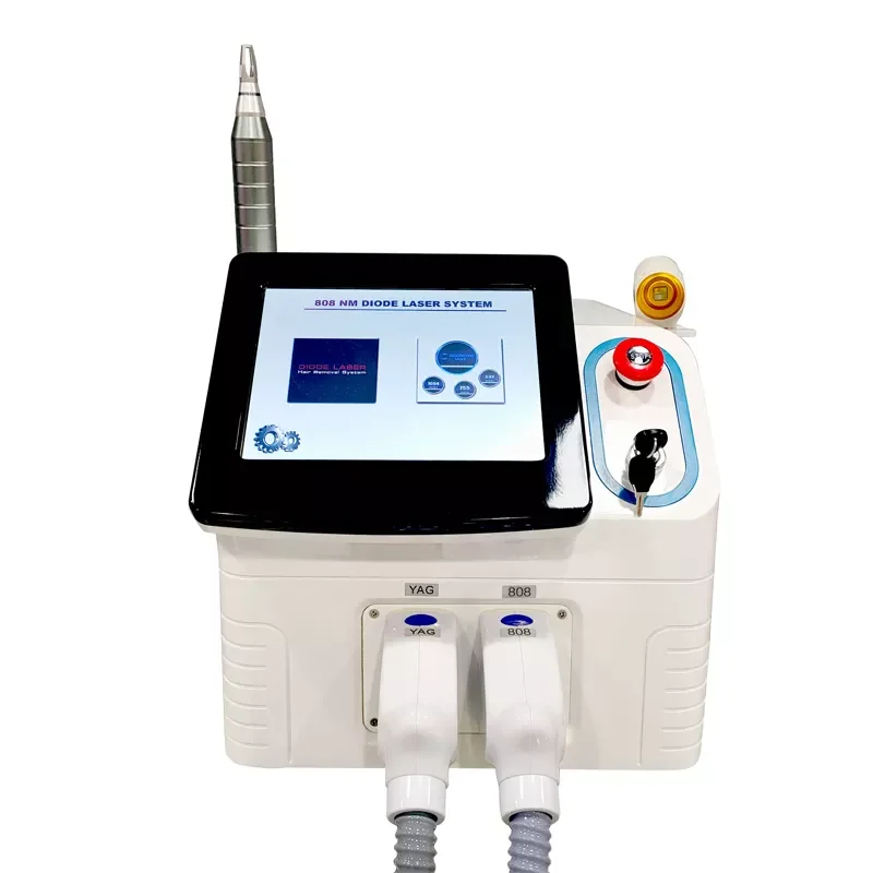 2023 Newest Diode 2 in 1 Pico Laser 808 Laser Picosecond + 808 Hair Removal Machine Diode Laser Plus Pico Nd yag Device