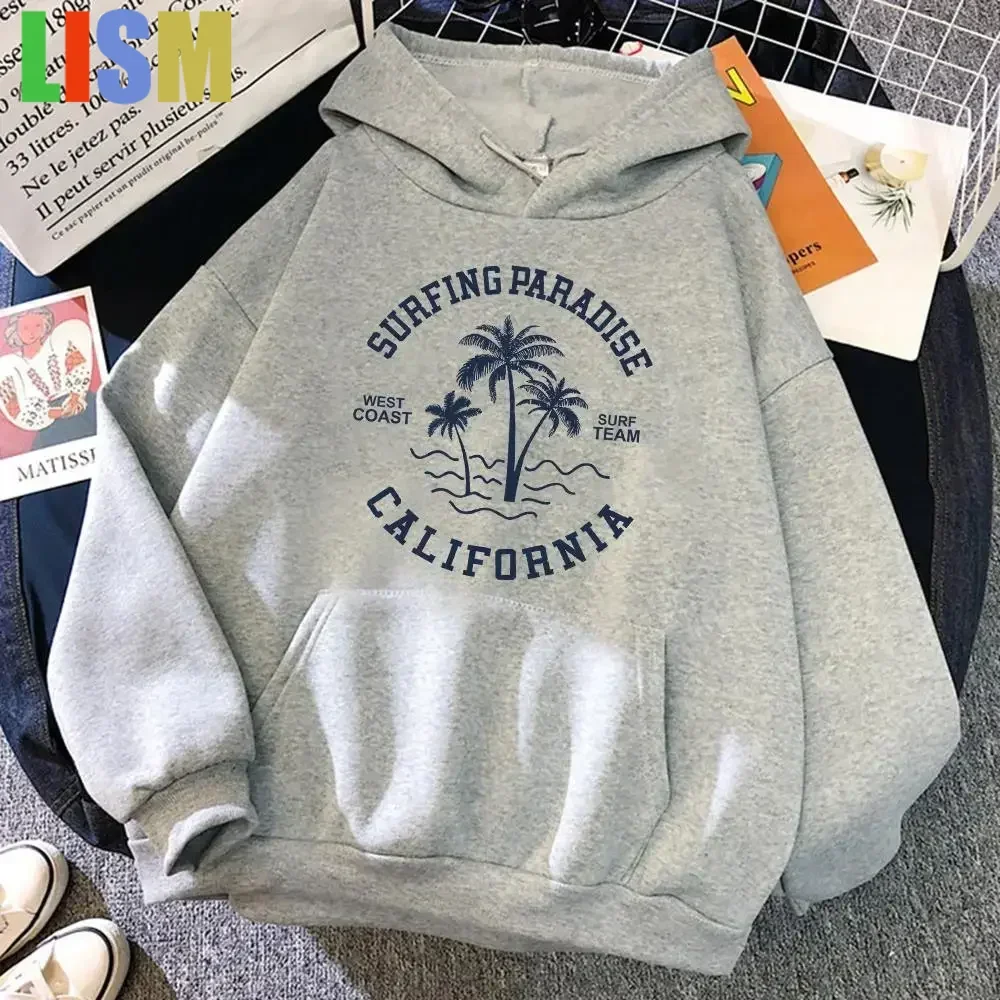 

LISM women's winter clothes y2k hoodies sweatshirt 2025 California Sweatshirt Female Hip Hop Hoodie Cartoons Loose Sportswear