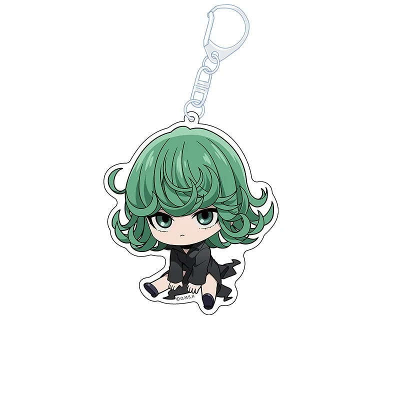 One Punch Man Petan-nyaa Acrylic Keychain - King, Cute Chibi Style, Collectible Anime Charm, Perfect Gift for One Punch Man Fans