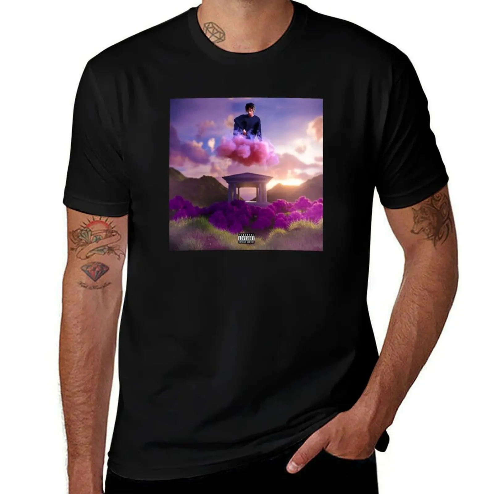 

Purple Kashdami Cover T-Shirt oversized graphic tee cheap stuff summer clothes t shirt men