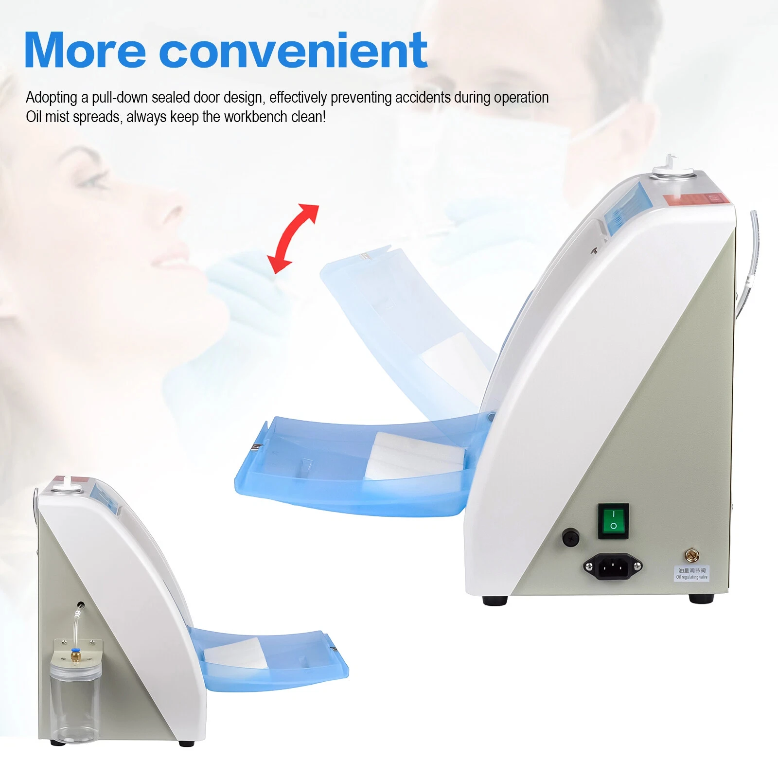 

Масло для обслуживания стоматологических наконечников, очистка спреем, смазочное устройство, стоматологическое оборудование