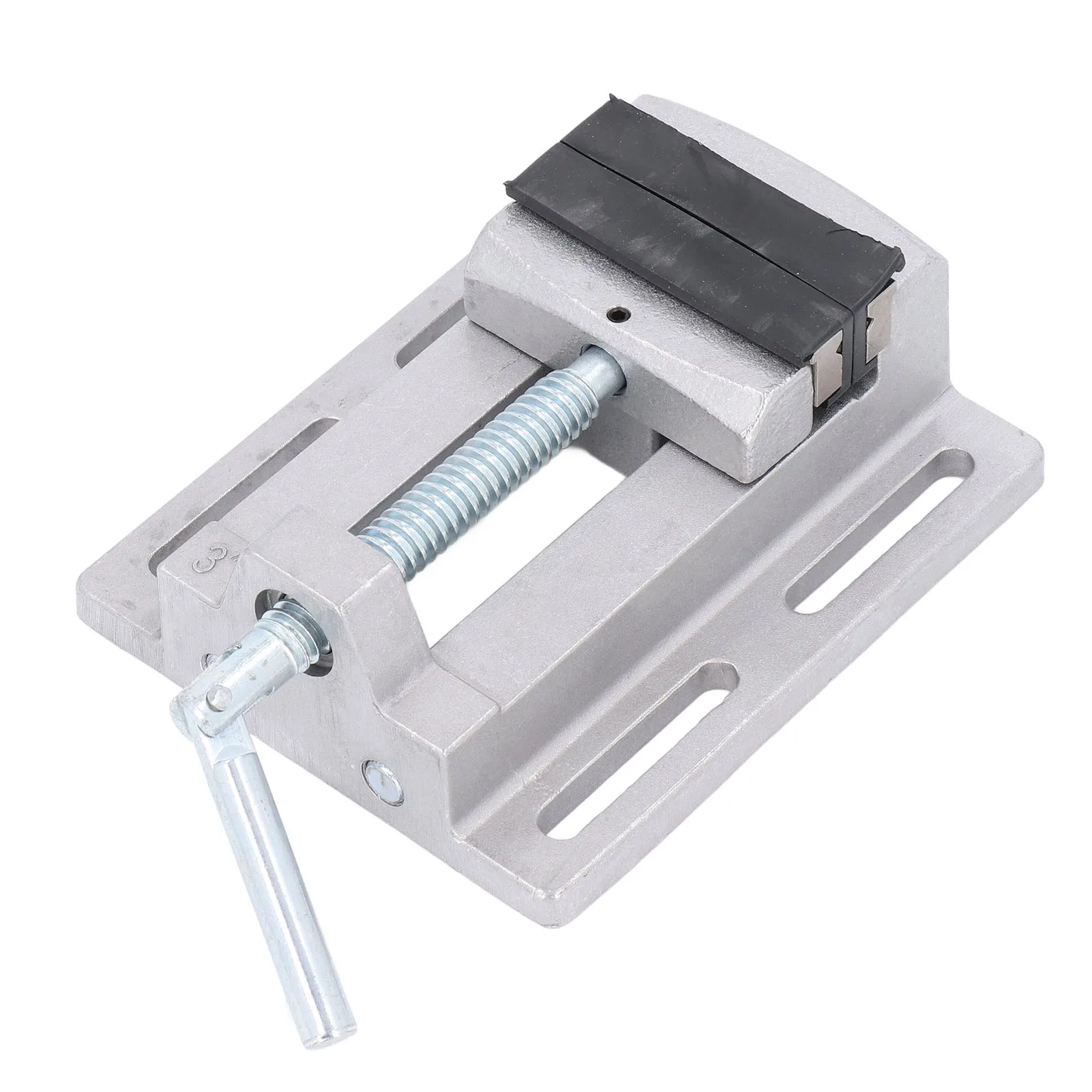 Drill Press Vise Clamp Heavy Duty Bench Vise with Screws Nuts 76mm Jaw Width 0‑80mm Clamping Range