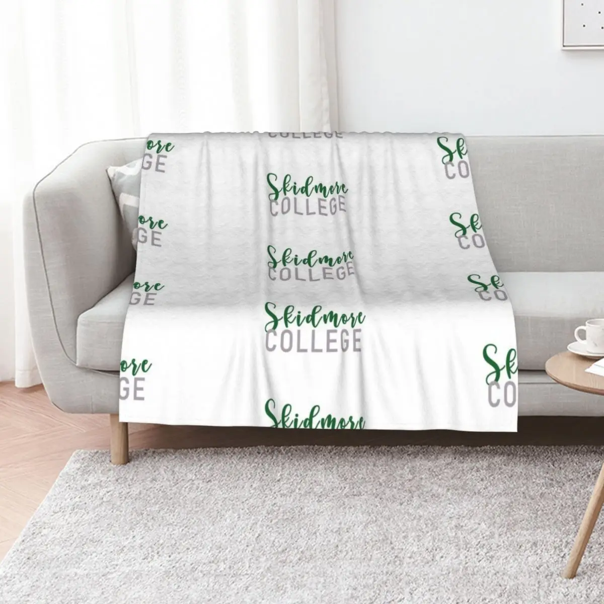 Skidmore College Script! Throw Blanket Soft Big bed plaid Hairy Decorative Sofas Single Camping Blankets