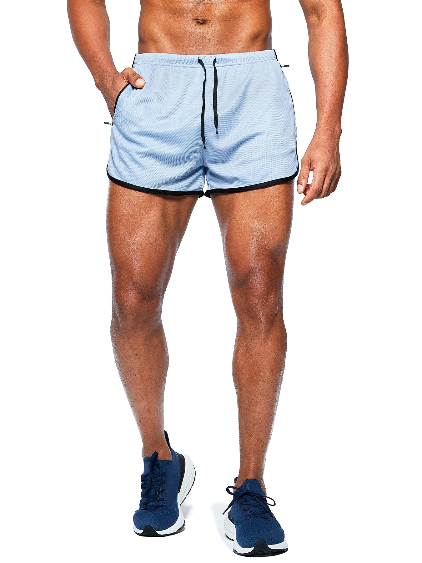 Neue Herren-Strandshorts, Laufshorts, 3-Zoll Schnelltrocknende Fitness-Laufshorts, Modische Fitness-Shorts – Detail 12