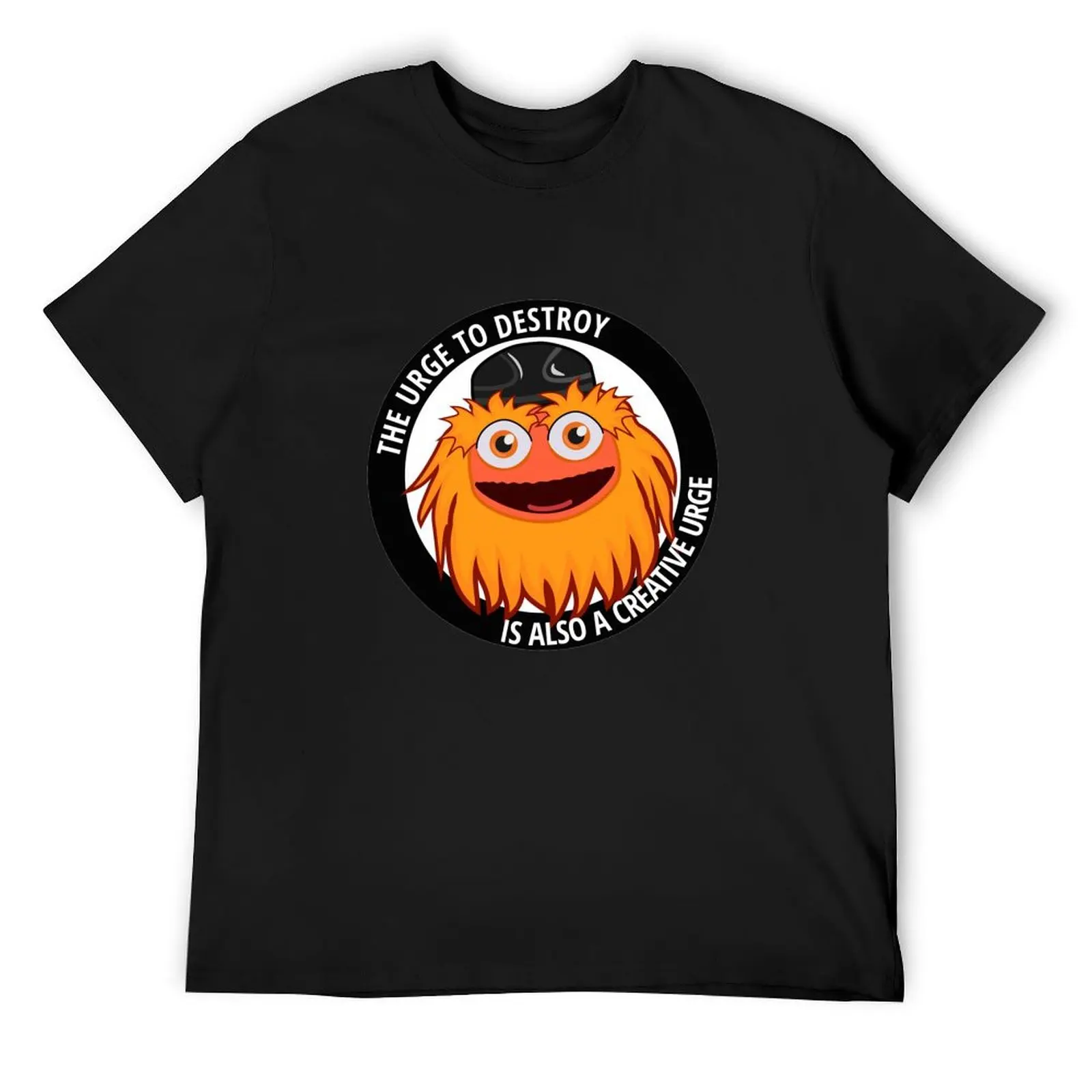 

Gritty Meme The Urge to Destroy T-Shirt heavyweights custom shirt vintage graphic tee anime clothes tshirts for men