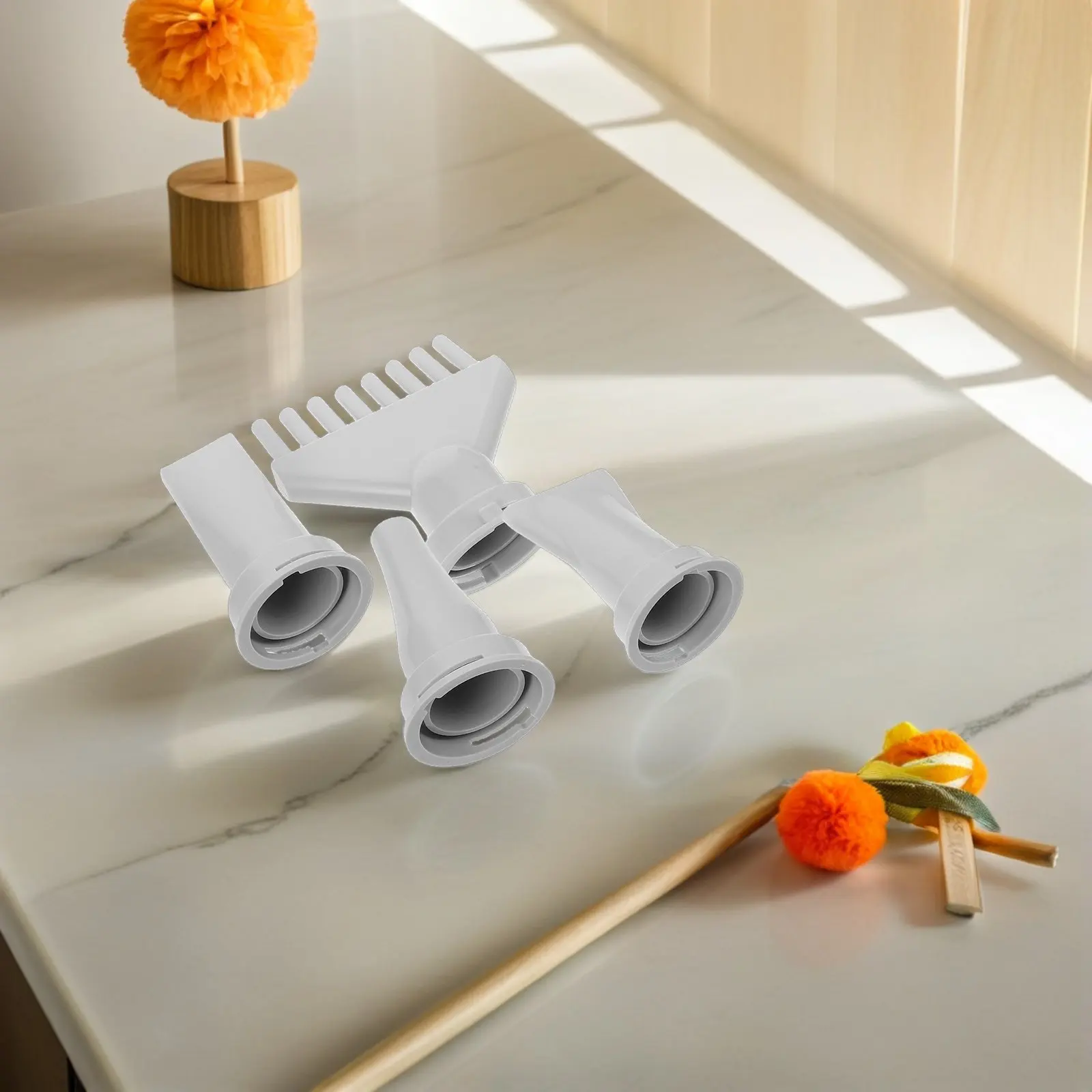 

4Pcs Hair Dryer Nozzle Attachment Pet Grooming Blower Replacement Lightweight ABS Concentrator Nozzle for Dog Hair Salon Use