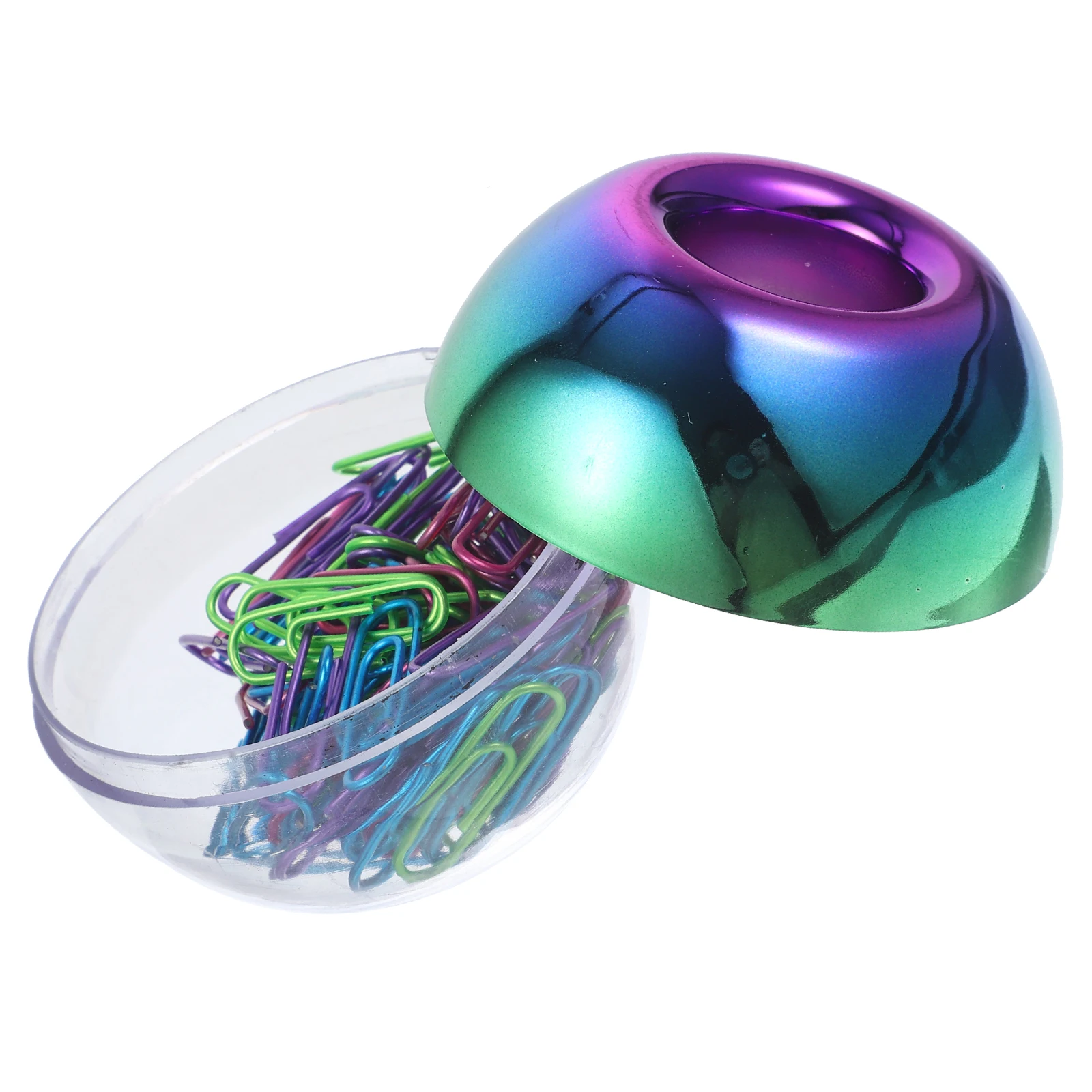 

Colored Paper Clips Storage Box Cute Small Office Supplies Fun Shaped File Clips Decorative Accessories