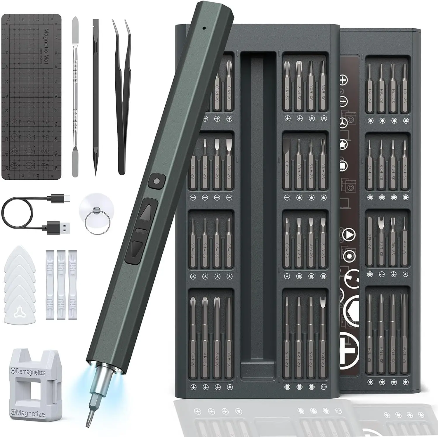 Professional 115 in 1 Magnetic Screwdriver Set Precision Repair Tool Kit for iPhone Laptop Computer Watch Jewelry Maintenance