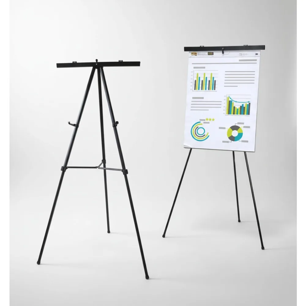 حامل مخطط قابل للطي من الألومنيوم خفيف الوزن مقاس 70 بوصة، حامل عرض محمول لاجتماعات المكاتب والفصول الدراسية #1