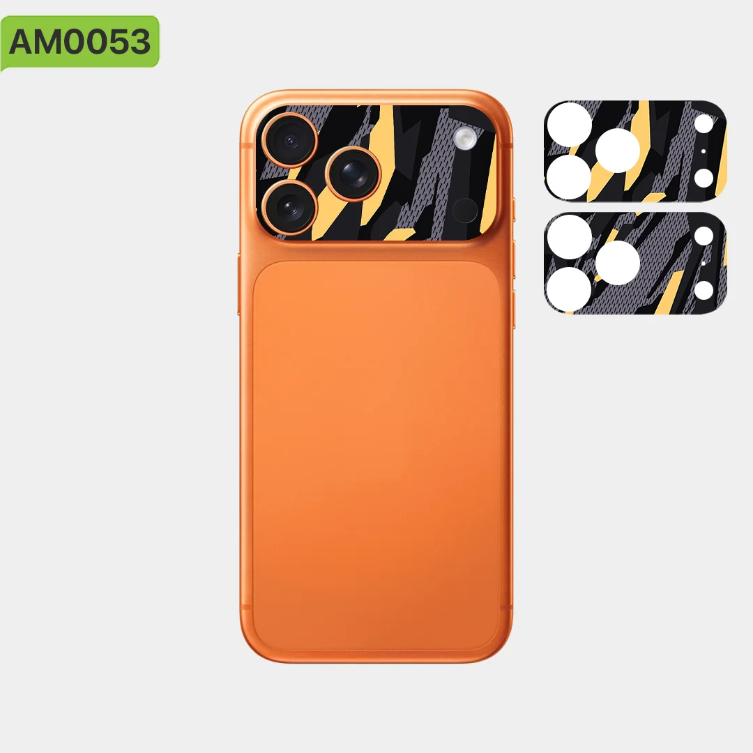 2 قطعة غطاء كامل حامي العدسة المضادة للخدش ماتي متجمد عدسة اللون الجلد ملصق آيفون 17 برو ماكس/iphone17pro