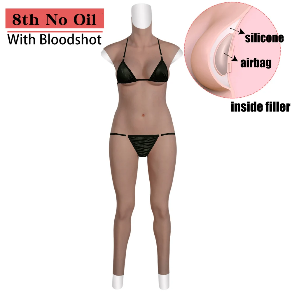 EYUNG 9th Crossdress Bodysuit Silicone Full Body Fantazi Bodysuit Cosplay Silicone Crossdresser Suit Transvestite Body Suit