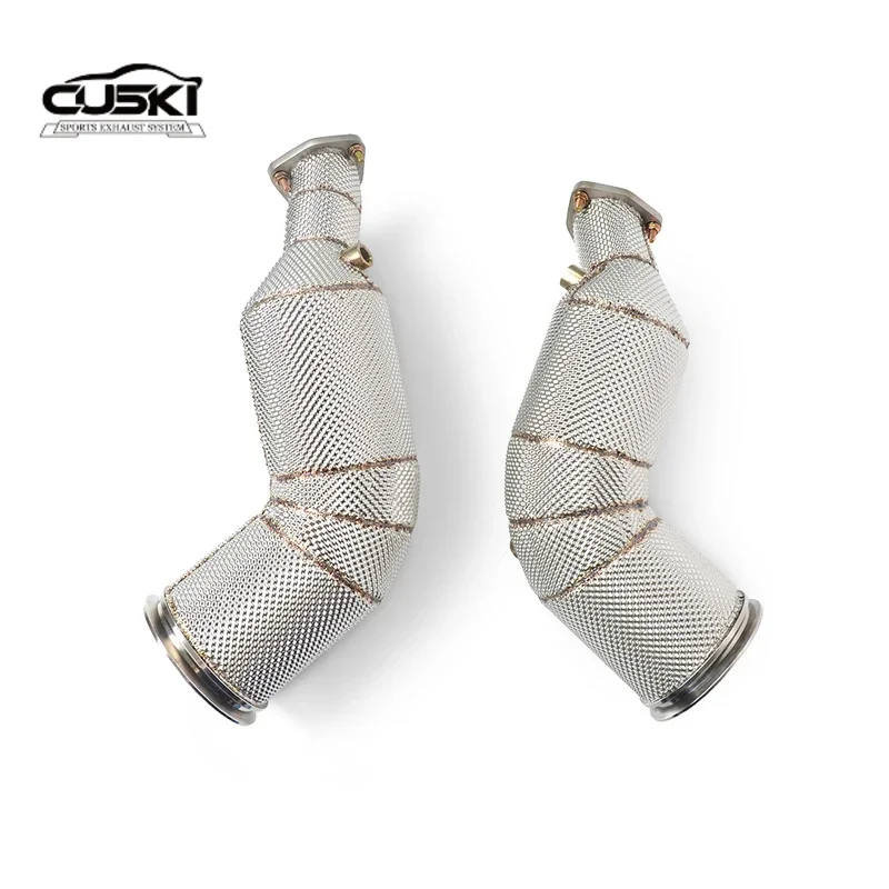 

Высокопроизводительная гоночная выхлопная труба применяется к Audi RSQ8 4.0T 2022-2023 качественная модификация выхлопной системы автомобиля из нержавеющей стали ﻿