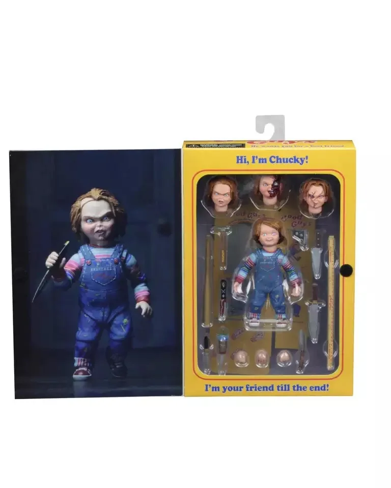 Neca Chucky Good Guys Action Figure He Wants You Be A Best Friend Child's Play Chucky Figure Toys Doll Christmas Gift