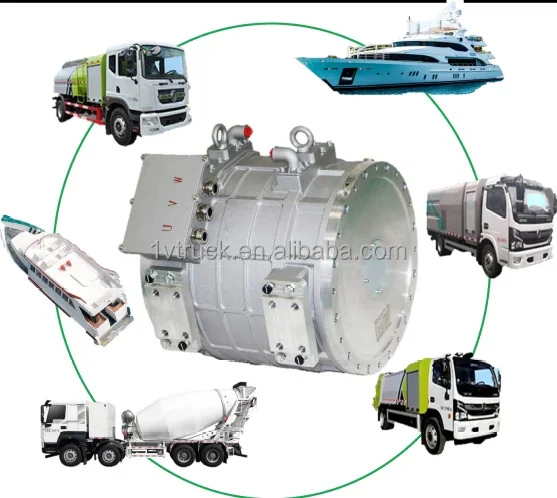 Motor Eléctrico YIWEI 70-360KW Refrigerado por Agua - usage example