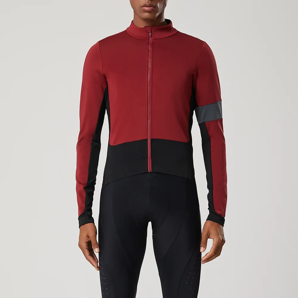 

YKYW Мужская зимняя велосипедная куртка с длинными рукавами, ветрозащитная теплая профессиональная велосипедная куртка для занятий спортом на открытом воздухе