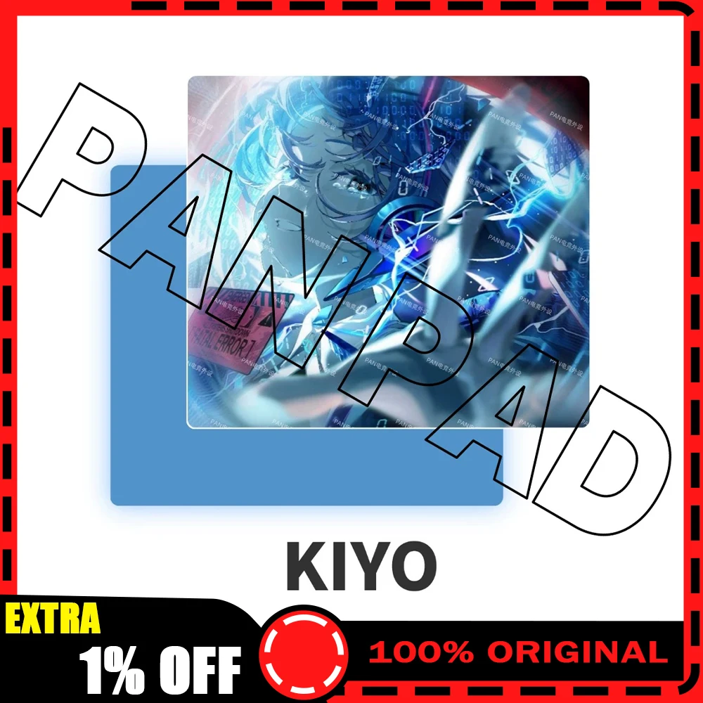 PAN Esports LUMEN KIYO Glass Gaming Mousepad FPS Both Speed And Smooth Mouse Pad For VALORANT TTK CSGO PC Accessories For Gifts
