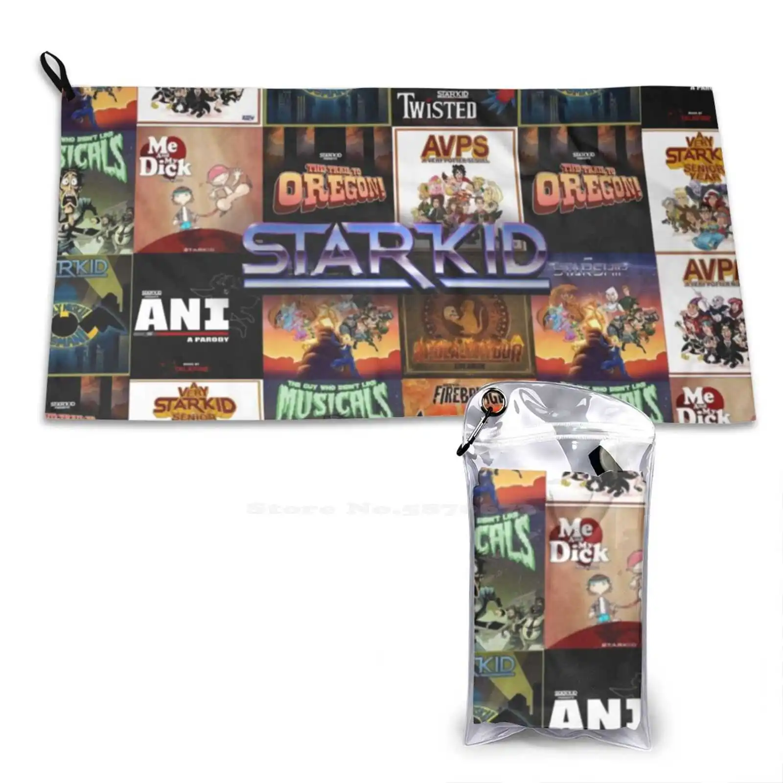 Starkid Musicals 3D Print Bath Towel Strong Water Absorption Team Starkid Starship Tgwdlm The Guy Who Didn T Like Musicals The