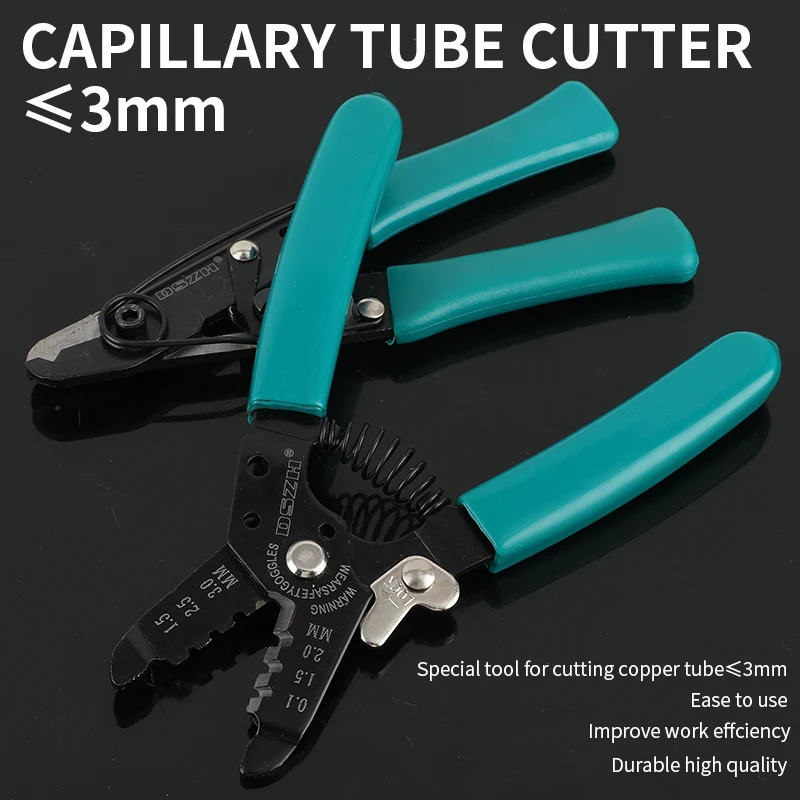 Multifunctional capillary scissors pliers 3MM and below special for refrigerator air conditioner copper tube