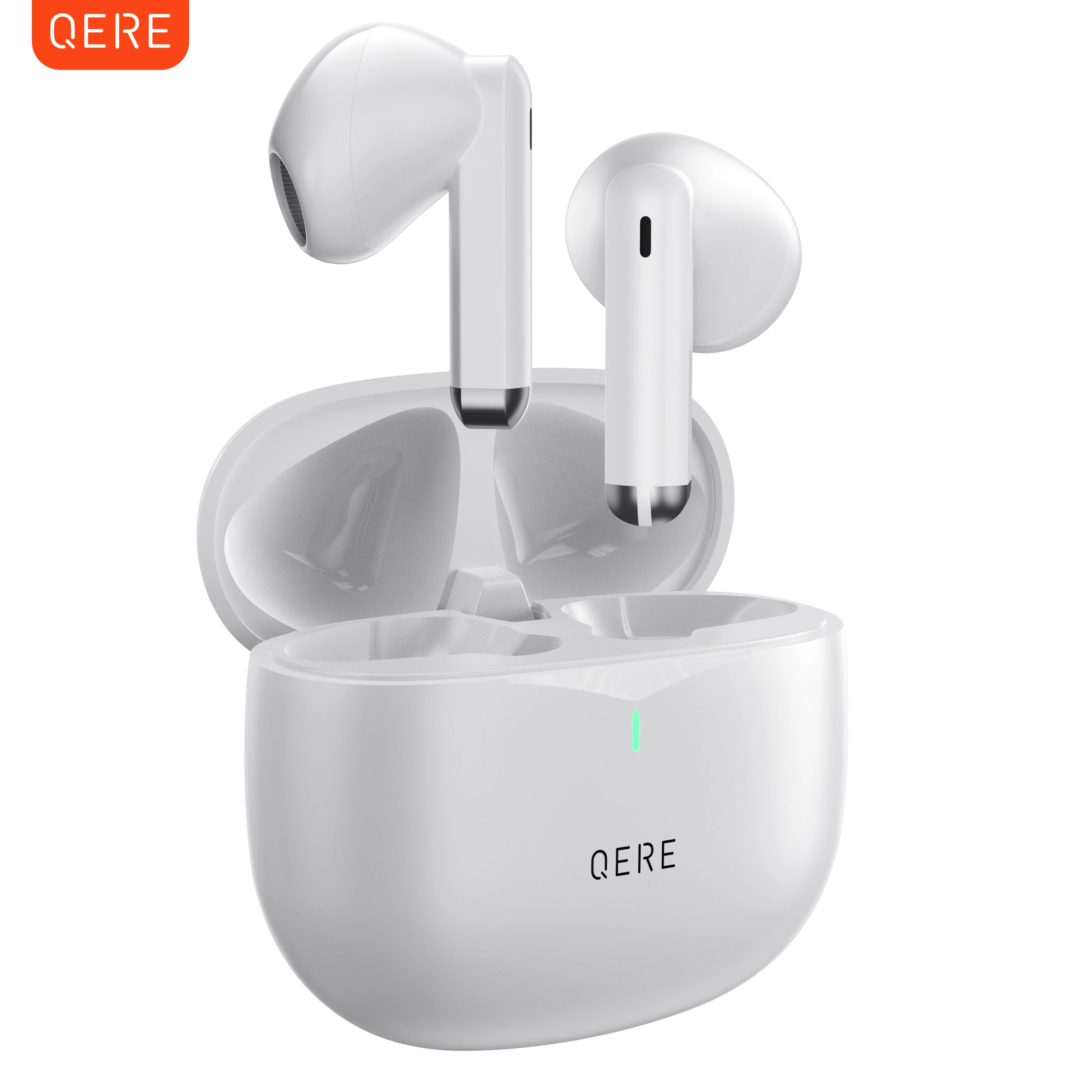 Wireless Headphones,QERE E28,NEW TWS Bluetooth 5.3,HD Microphone,HIFI Earphones,13mm Driver,60ms Low Latency,4 Mics+ENC Call