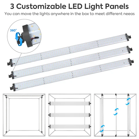 Световой короб 80*80*80 см, фотопалатка с 3 панелями для затемнения, фотобокс с черно-бело-желтыми фонами для съемки студийный фотобокс купить - №5