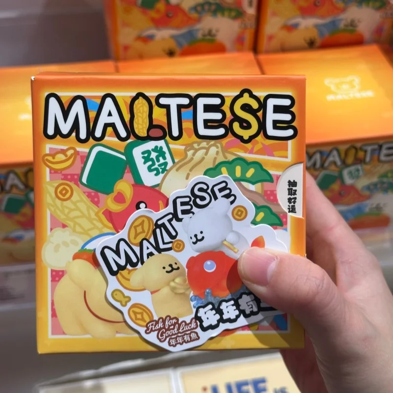 

Мальтийская серия «Удача», слепая коробка, милая коллекционная фигурка, модная игрушка, декор для рабочего стола, новогодний подарок для детей, взрослых, коллекционеров