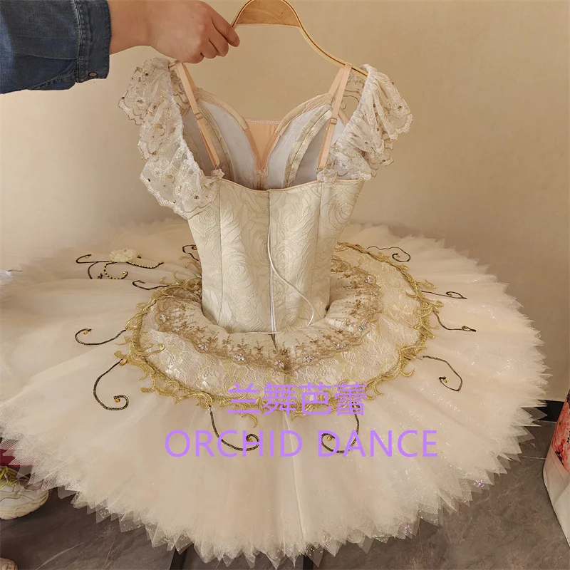 BT01708 Tamanho personalizado profissional cor personalizada crianças meninas mulheres adultos trajes tutu de balé amarelo