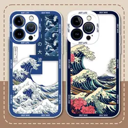 Great Wave Kanagawa Clear Phone Case For VIVO V20 V21 V23 V25 V27 V27E V29E Y15S Y16 Y20 Y21 Y22S Y27 Y35 Y50 Y51 Y76 S1 Case