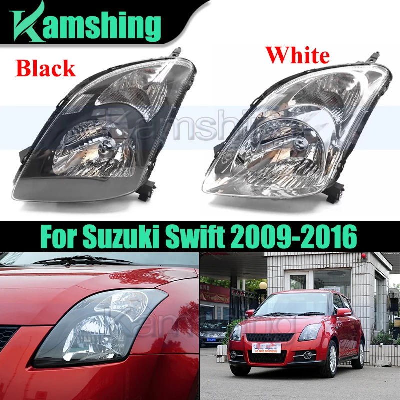 

1 пара фар переднего бампера для Suzuki Swift 2009-2016 передняя фара головная лампа без лампы