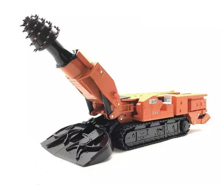 1:35 EBZ280C Rock Heading Machine Rotary Drill Model Alloy Engineering Vehicle Model Gifts Souvenir Toys