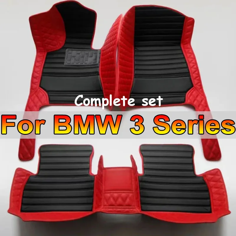

Кожаные автомобильные коврики на заказ для BMW 3 серии E90 2006 2007 2008 2009 2010 2011 2012, ковры, подушечки для ног, аксессуары
