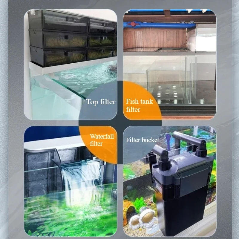 3cm Dicker Aquariumfilter Superdicker Biochemischer Filterschwamm für Aquarium Fischbecken Bio-Baumwoll-Schaum Skimmer – Detail 5