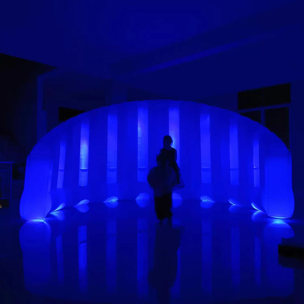 inflatable curved wall for photobooth / inflatable led curved wall for photo booth / photobooth inflatable curved wall