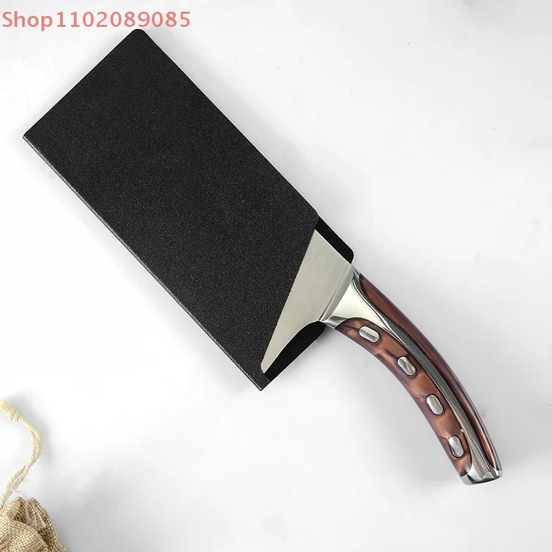 Black Plastic Kitchen Knife Blade Protector For 3.5-10 Inch Knife Cases Eco-Friendly Material New High Quality Practical