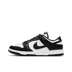 Nike Dunk Reverse Panda Retro Panda Couro Low Top Board Shoes Sapatos Casuais para Homens e Mulheres