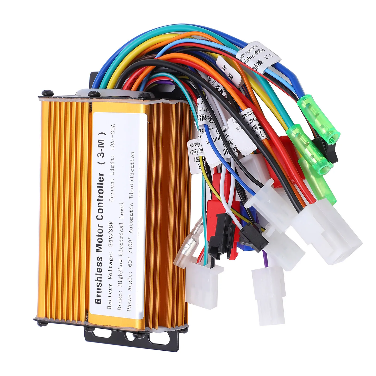 

24V 36V 48V 6 Tube 3 Mode Sine Wave Controller Electric Bike Scooter Brushless Speed Motor Controller