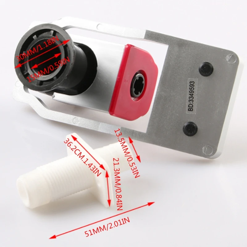 เครื่องจ่ายน้ำร้อนก๊อกน้ำพลาสติกเอาต์พุตสวิทช์ป้องกัน Scald เด็กล็อค Drop Shipping