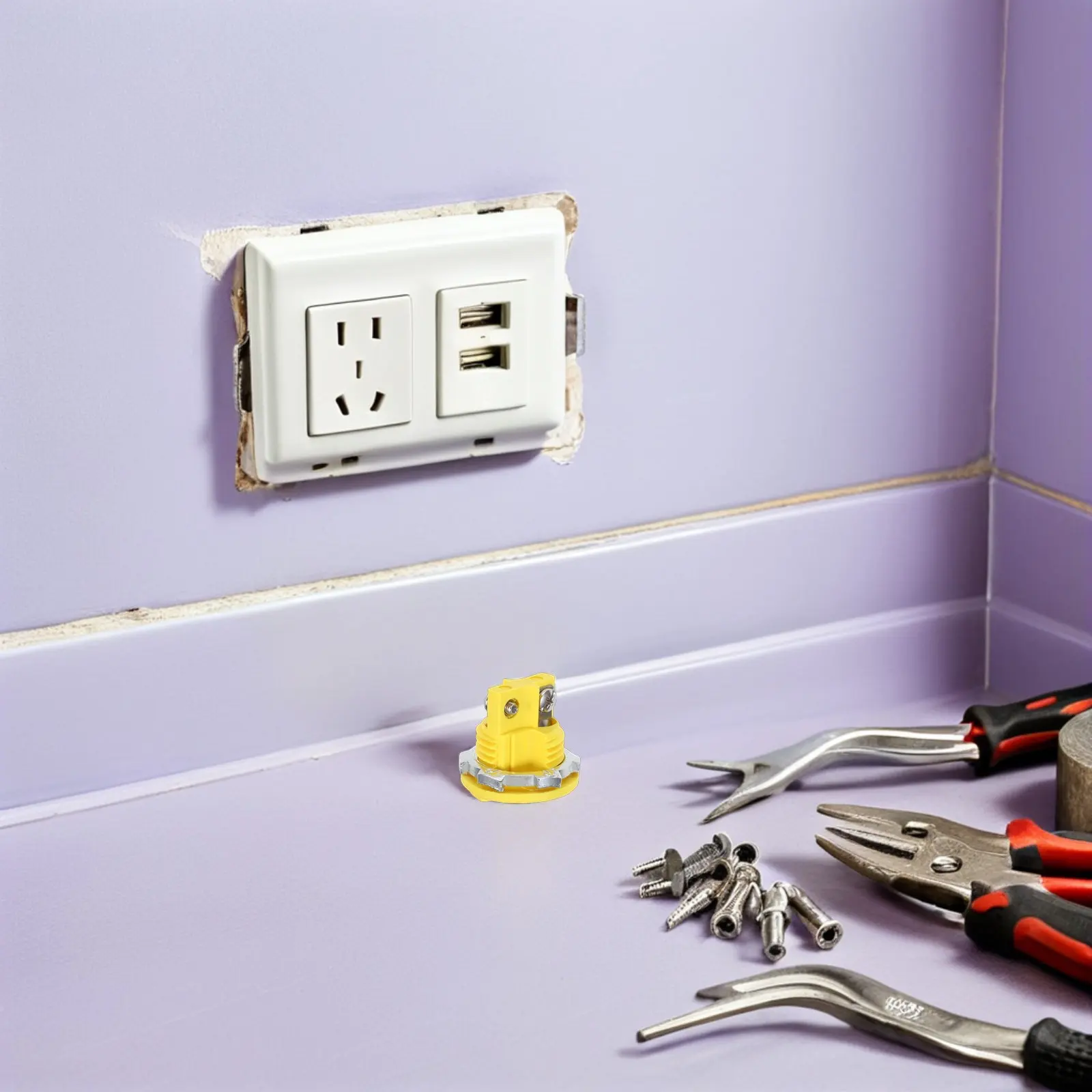 K Type Thermocouple Wire Connectors Socket Ceramic Plug Banana K-type Probe Mini-connector Male