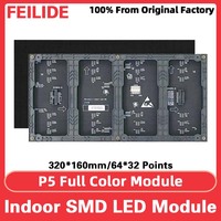 P5 SMD Full Color LED Display Screen RGB HUB75 Module LED Digital Sign Indoor LED Video Wall large Screen Unit Board 320*160mm