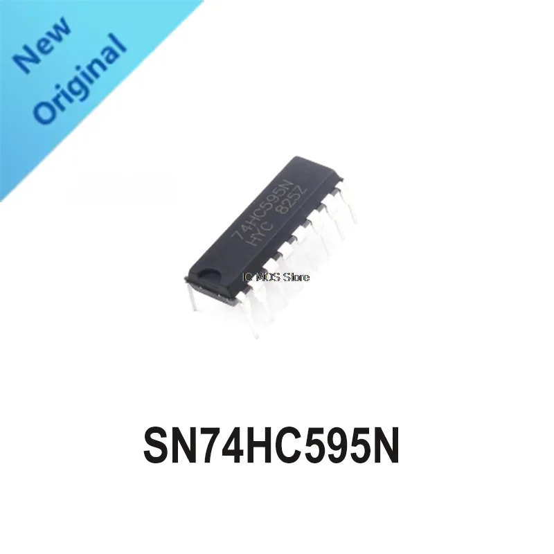 

10PCS 74HC595 DIP 74HC595N DIP16 SN74HC595N DIP-16 new and original IC Chipset