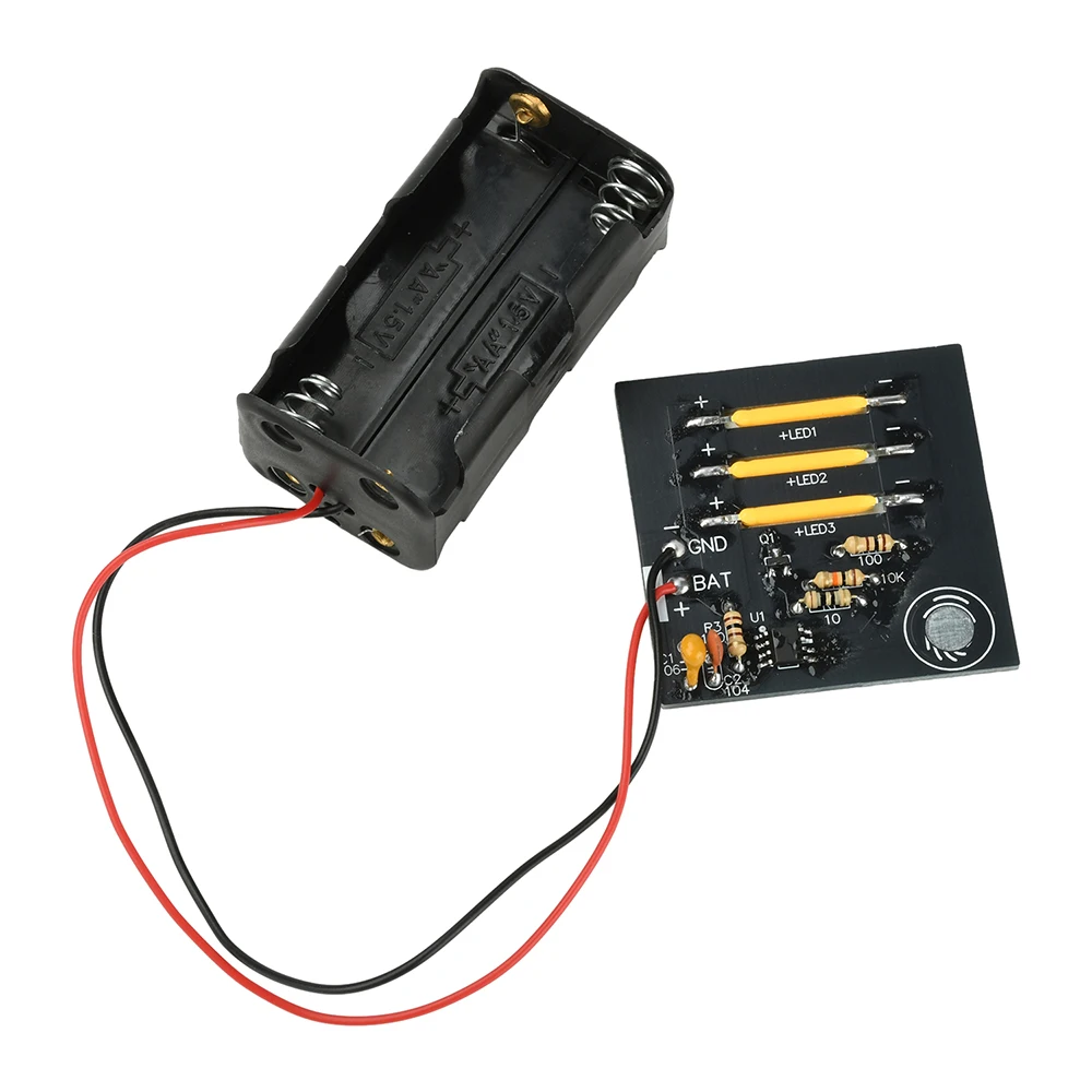 DIY Soldering Kit DC 6V Touch-Sensitive Stepless Dimming Electronics Practice Kit for Beginners