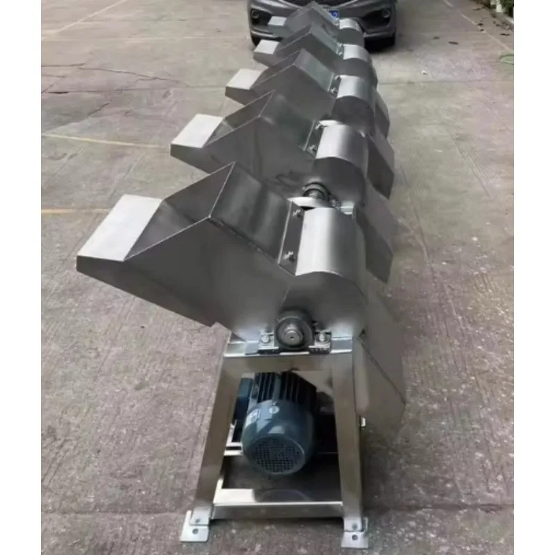 Industrial Grade 3KW Stainless Steel Ice Crusher For Commercial Flake Ice Block Processing 220V Electric Snowflake Machine