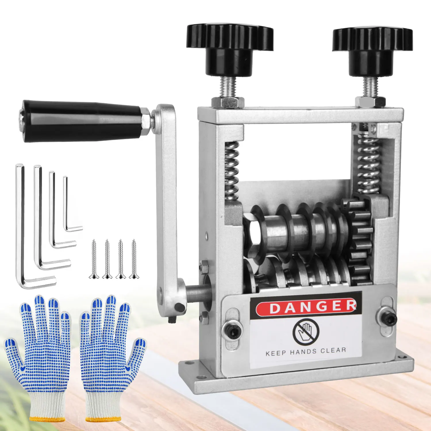 Double Drive Wire Stripper Machine 3-17mm Electric Drill Powered Wire Stripper Tool Manual 6 Channels Copper Cable Peeler for Scrap Metal Recycling