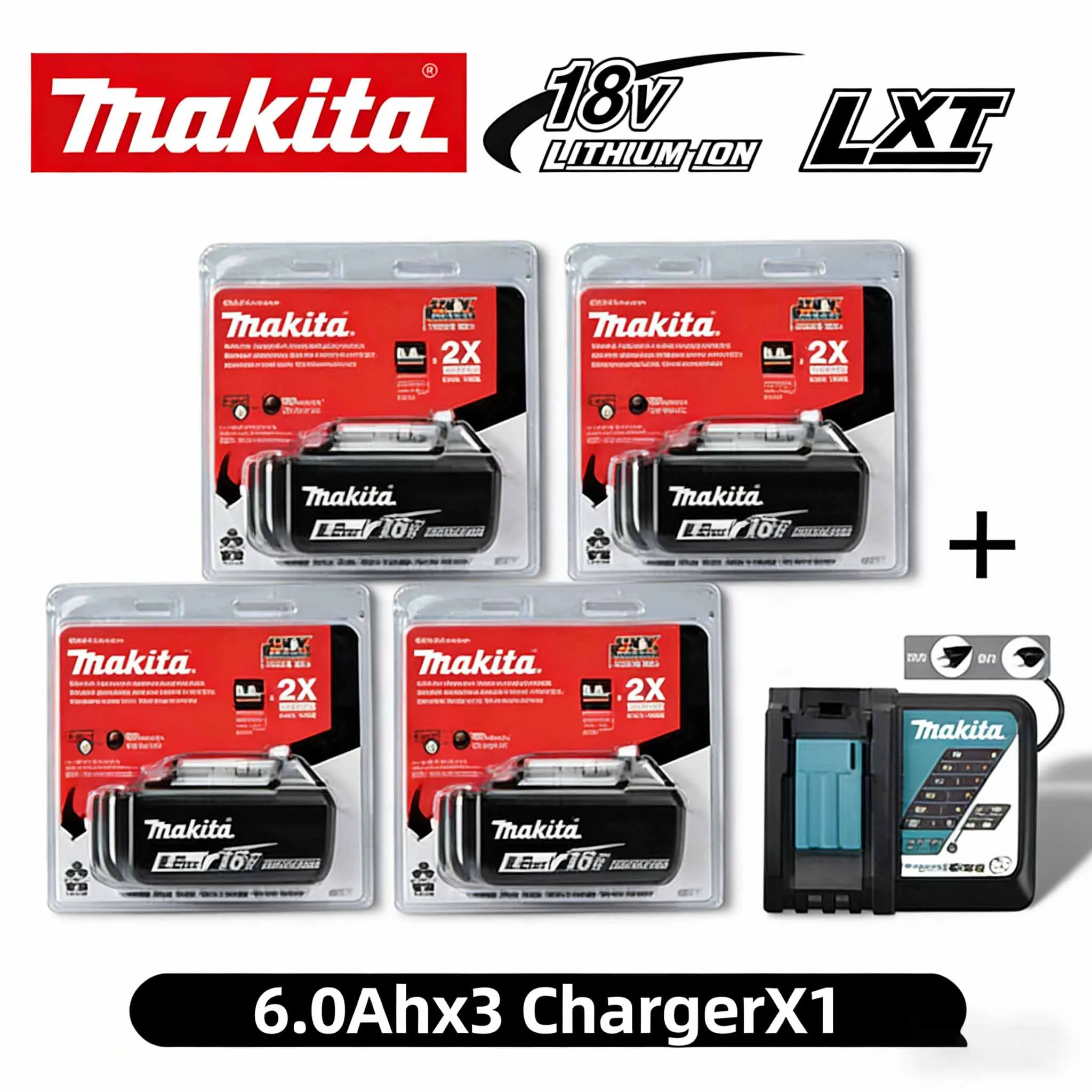 

100% оригинальный/подлинный аккумулятор Makita 18В, для замены литиевых аккумуляторов Makita BL1830B BL1850B BL1850 BL1840 BL1860 BL1815 ⚡ ⚡