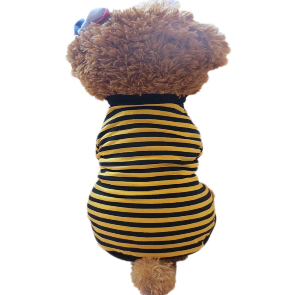 

Pet Summer Costume Small Dog Clothes Vest Earth Tones Party Christmas Striped Pattern Cool Fashion Spring Summer Wear Walking