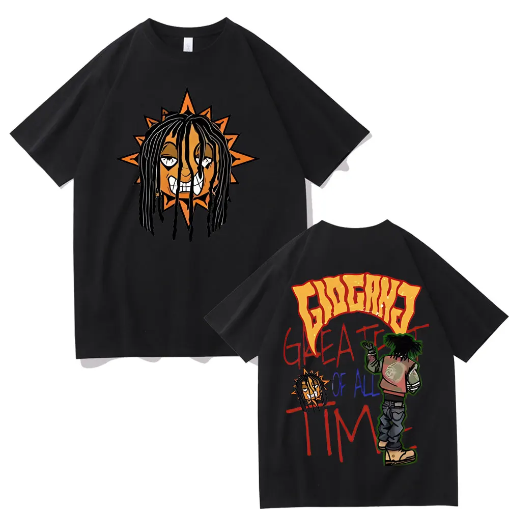 Customization Rapper Chief Keef T-shirt Men Women Fashion Hip Hop T Shirt Oversized Short Sleeve Men's Casual Pure Cotton T-shir