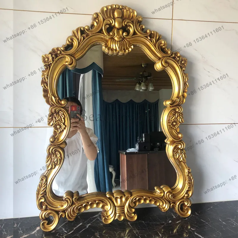 LD Moving Xenomorph Mirror Wall Wall Vanity Girls Bedroom Big Long Luxury Bathroom Mirror Funky Espelhos  Decorations