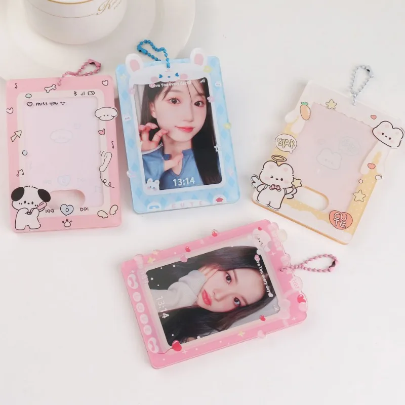 Dog Mobile Phone Cartoon Acrylic Card Sleeve Card Brick Goo Kali Brand Desktop Card Sleeve Small Card Protective Case