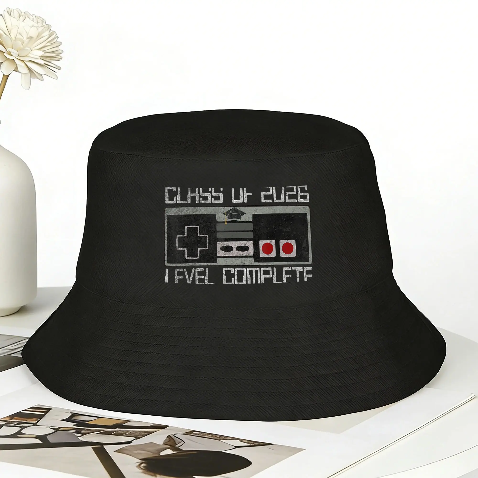 Class of 2026 Senior 2026 Graduation  Bucket Hat  Hawaii Fisherman Caps For Men Women Travel Hiking Sun Hats Fold Pattern Cap